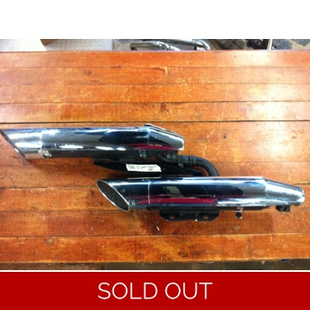 2004-06 Honda VTX1300C Muffler Set 18400-MEM-670 18300-MEM-670